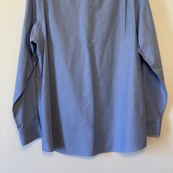 Nordstrom XL light blue long sleeve button up shirt regular fit cotton business - Picture 8 of 8